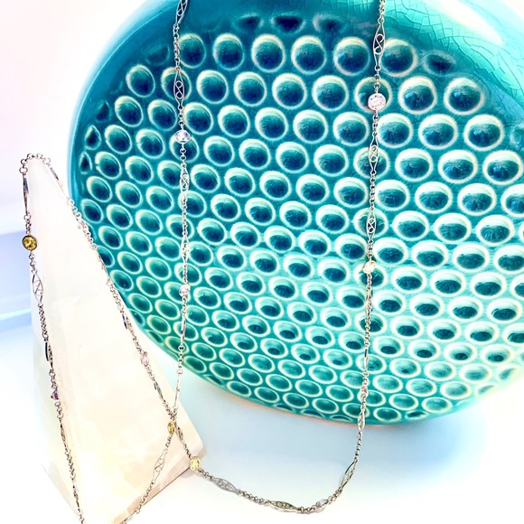 :Epiphany JCM 34” silver station necklace - Picture 7 of 12